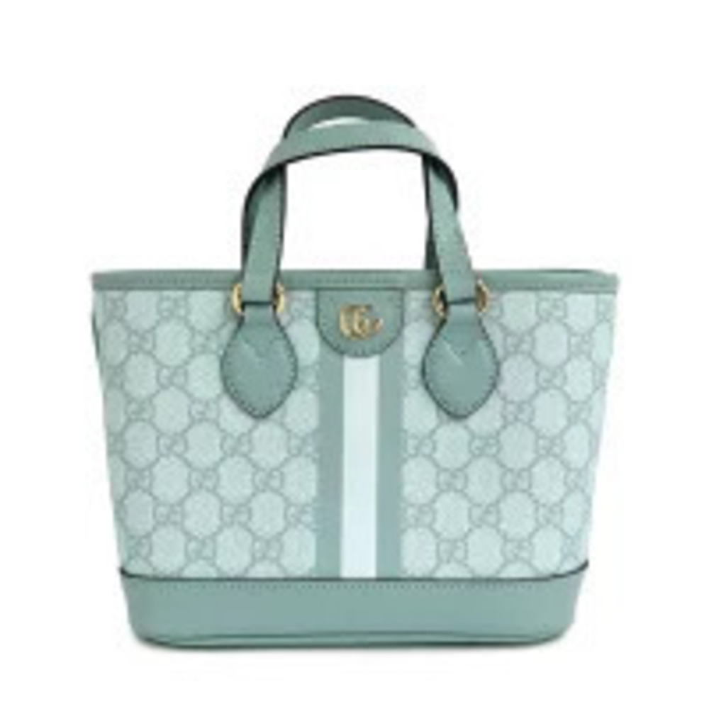 Gucci Ophidia Tote Bag GG Supreme Leather Blue